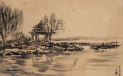 颜文樑 1946年作 湖景