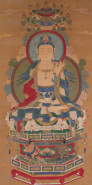 佛祖圣像图 立轴