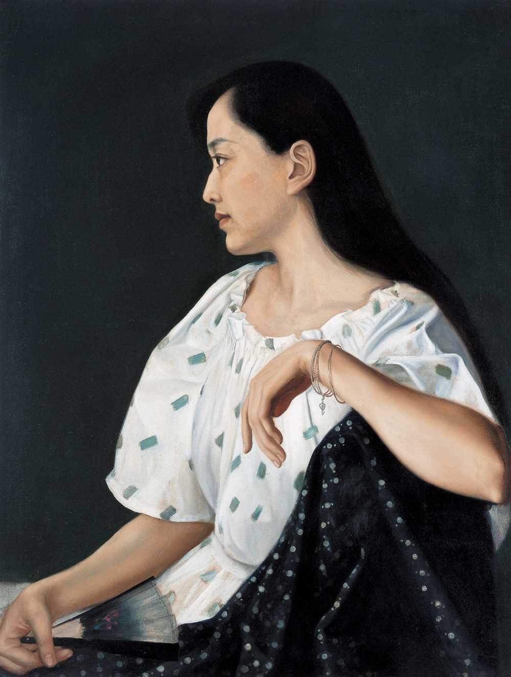石良1989年 少女像