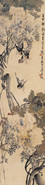 紫藤飞燕 立轴