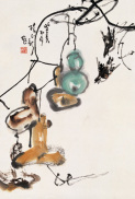 杨正新 1983年作 葫芦 立轴