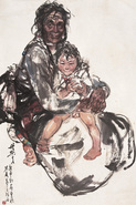 母与子 镜心