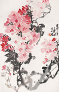 詹庚西 花鸟 立轴
