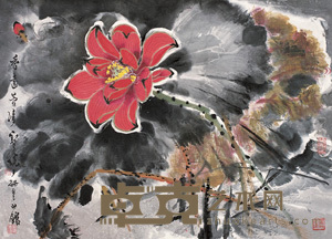 香远益清 镜心 48.5×67.5cm