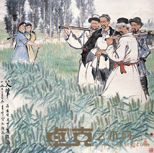 吴奇峰 父辈 立轴 136×137cm