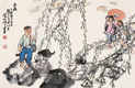 春雨 镜心