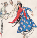天山之舞 镜心