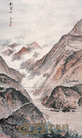 周怀民 刘家峡 镜心 110×66cm