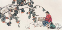 柿柿如意 镜心