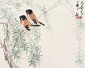 柳雀 镜心