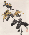 菊 立轴