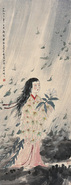仕女 立轴