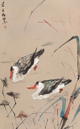 春江水暖 立轴