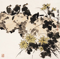 花鸟 立轴