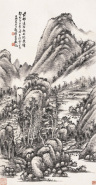 吴徵 丁卯（1927年）作 山水 立轴