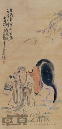 人物 立轴 130×65cm
