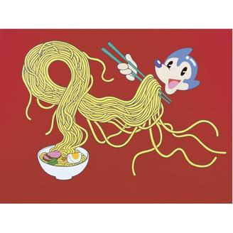 ATOMAUS EATING NOODLES