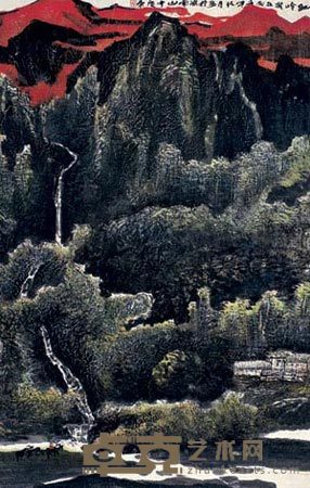 穆庆东 红岭 立轴 107×68cm