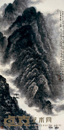 朱传山 雨霁巫山 立轴 136×67cm