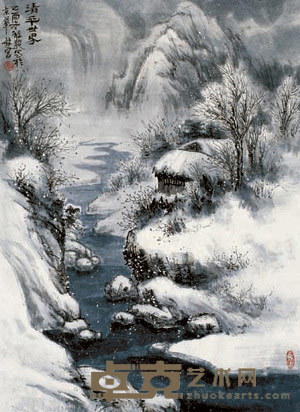 祖莪 清平世界 镜心 68×49cm