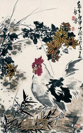 康宁 大吉图 镜心 88×55cm
