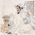 李燕 己巳（1989年）作 茶圣试茗图 镜心