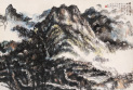 王康乐 庚申（1980年）作 山水 立轴