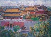 孙云台 北京·紫禁城 布面油画