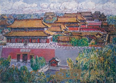 孙云台 北京·紫禁城 布面油画 73×100cm