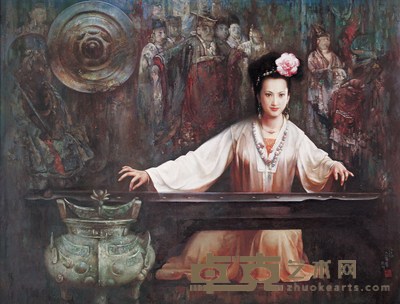 章仁缘 秦韵 布面油画 118×150cm