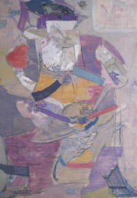 顾黎明(1963&#12316; ) 门神(保平安) 布面油画