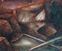 丁 方 剑形的意志系列之四 布面油画