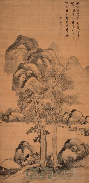 李流芳 松云远岫 130*64