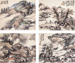 赵云壑 笔墨闲情册