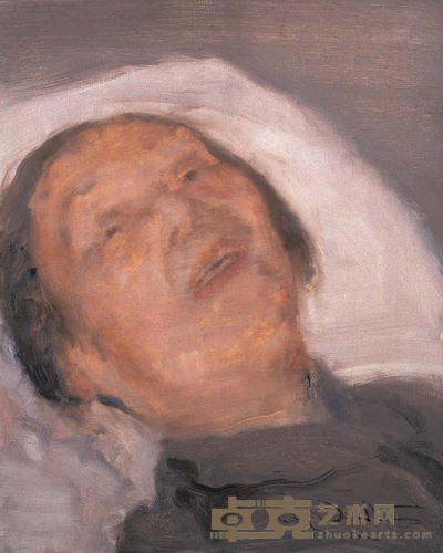 何多苓 母亲 布面油画 50*40